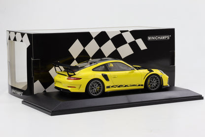 1:18 Minichamps Porsche 911 991.2 GT3 RS 2019 Gelb Weissach Package 300pcs