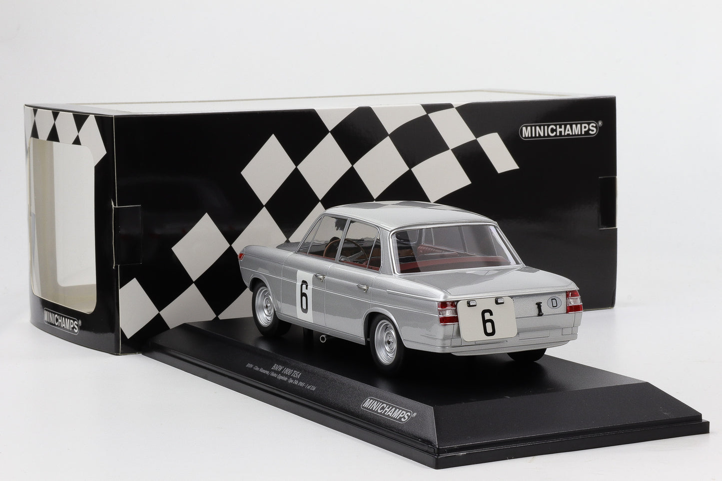 1:18 Minichamps BMW 1800 TiSA #6 Spa 24H 1965 Munaron Eppelein 336 pcs