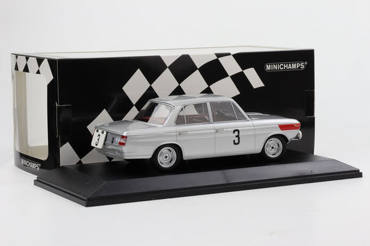 1:18 Minichamps BMW 1800 TiSA #3 Spa 24H 1965 Glemser Ickx limited 336 pcs