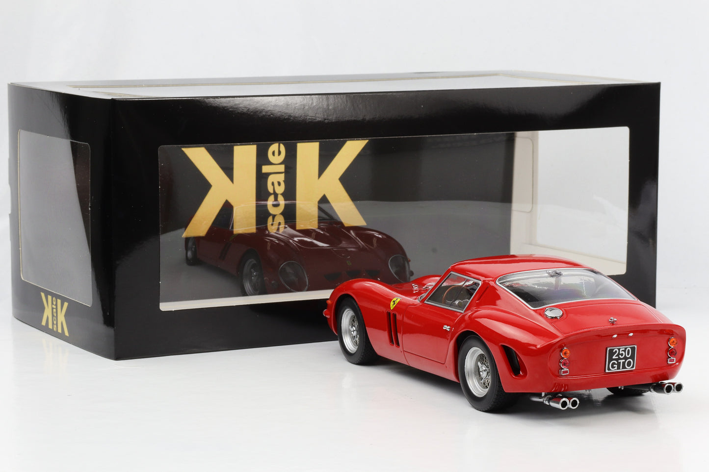 1:18 Ferrari 250 GTO 1962 Gran Turismo Omologato 红色 KK 比例压铸