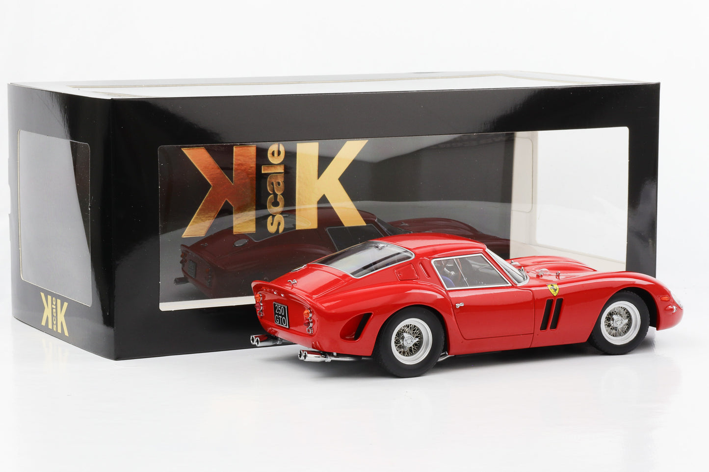 1:18 Ferrari 250 GTO 1962 Gran Turismo Omologato 红色 KK 比例压铸