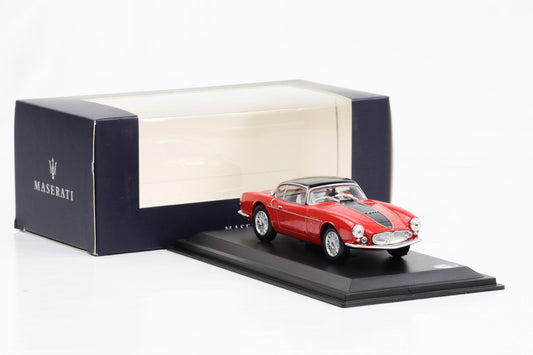 1:43 Maserati A6G/54 Frua Coupe red black roof Leo Models Dealer-Box