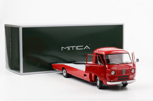1:18 Mitica Alfa Romeo A12 F12 Car Hauler Transporter LKW 1967 rot