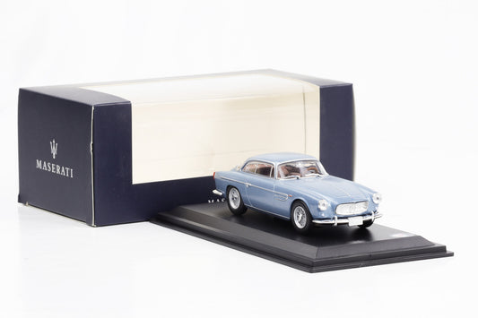 1:43 Maserati A6G/54 Allemano metallic-light blue Leo Models Dealer-Box