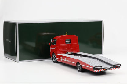 1:18 Mitica Alfa Romeo A12 F12 Car Hauler Transporter LKW 1977 rot