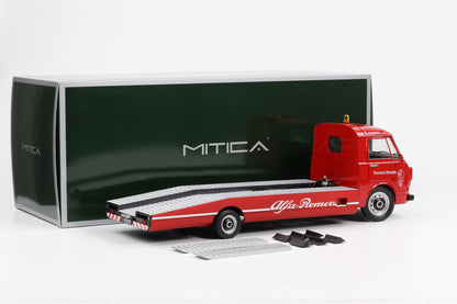 1:18 Mitica Alfa Romeo A12 F12 Car Hauler Transporter LKW 1977 rot