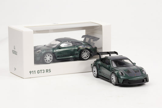 1:43 Jet Car Norev Porsche 911 992 GT3 RS 2022 Malachitgrün / schwarzer Schriftzug diecast
