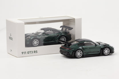 1:43 Jet Car Norev Porsche 911 992 GT3 RS 2022 Malachitgrün / schwarzer Schriftzug diecast