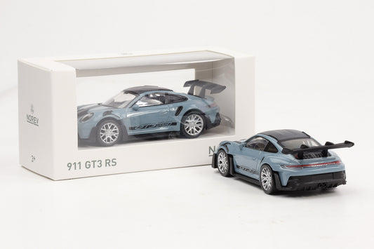 1:43 Jet Car Norev Porsche 911 992 GT3 RS 2022 meisenblau / schwarzer Schriftzug