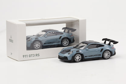 1:43 Jet Car Norev Porsche 911 992 GT3 RS 2022 meisenblau / schwarzer Schriftzug