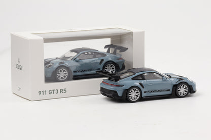 1:43 Jet Car Norev Porsche 911 992 GT3 RS 2022 meisenblau / schwarzer Schriftzug