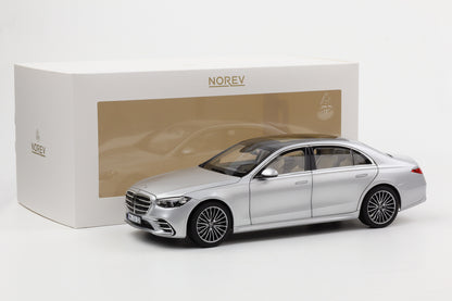 1:18 Norev Mercedes-Benz S-Klasse AMG Line W223 2021 brillantsilber 183805