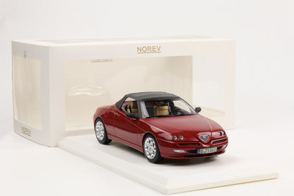 1:18 Norev Alfa Romeo GTV Spider 2.0 T.Spark red metallic 1999 with Softtop