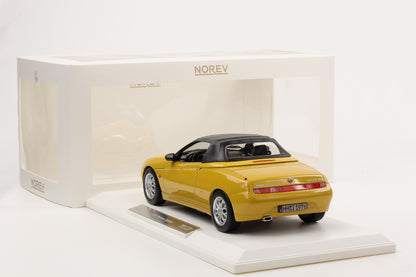 1:18 Norev Alfa Romeo GTV Spider 2.0 T.Spark Zoe Yellow 1999 with Softtop 150pcs