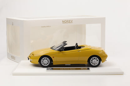 1:18 Norev Alfa Romeo GTV Spider 2.0 T.Spark Zoe Yellow 1999 with Softtop 150pcs