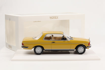 1:18 Norev Mercedes-Benz 280 CE C123 Coupe Saharagelb 183985 diecast