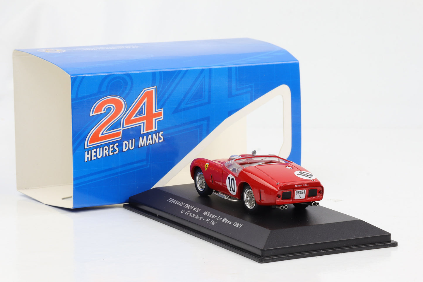 1:43 Ferrari TR61 #10 Winner 24h Le Mans 1961 O. Gendebien, P. Hill IXO