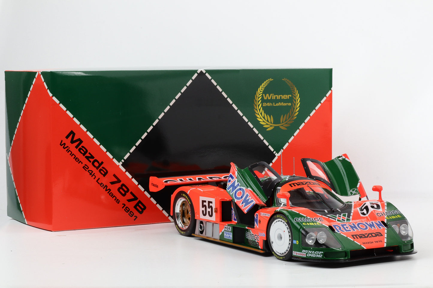 1:12 WERK83 Mazda 787B #55 Sieger 24h LeMans 1991 Weidler Herbert Gachot