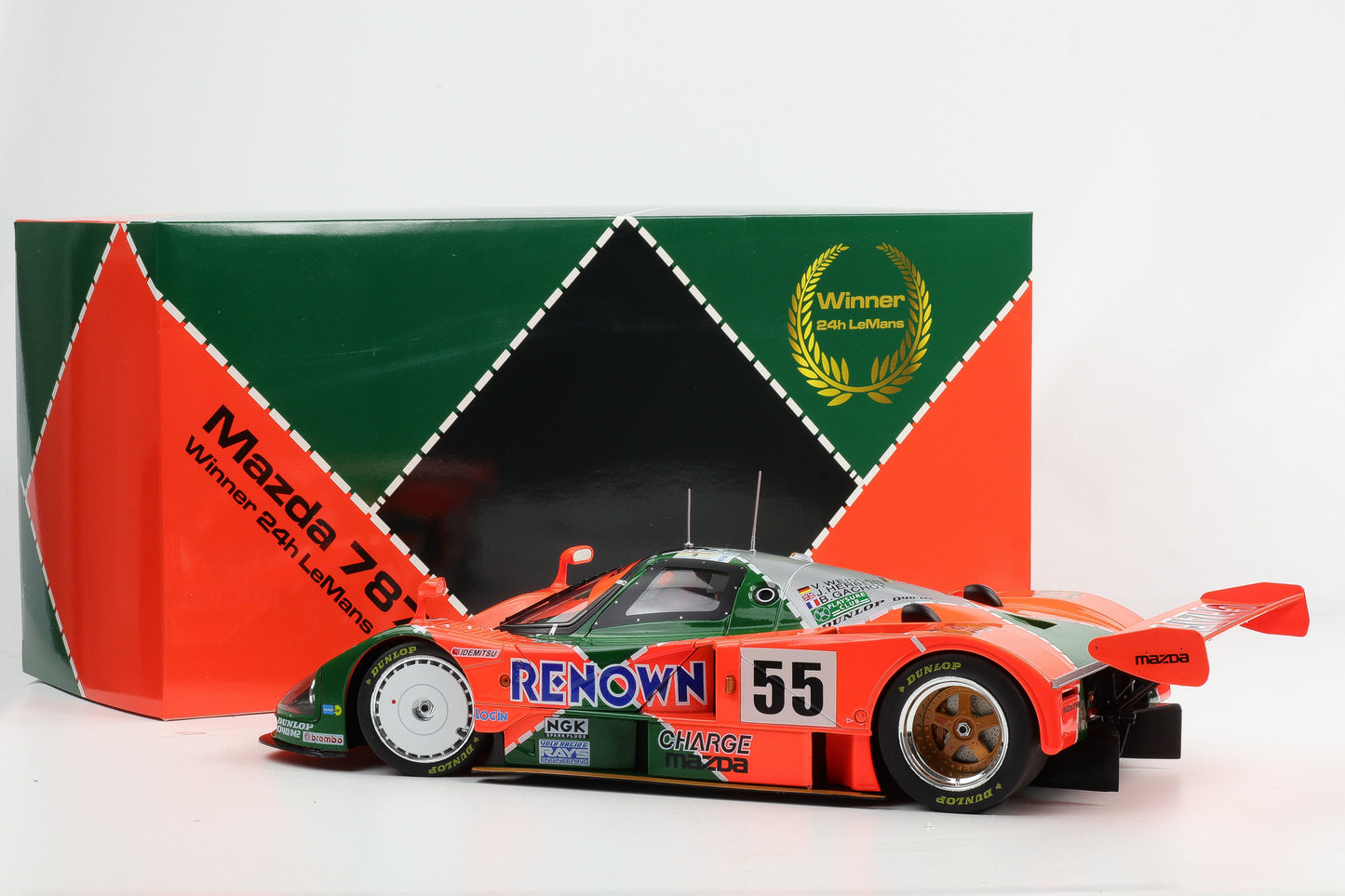 1:12 WERK83 Mazda 787B #55 Sieger 24h LeMans 1991 Weidler Herbert Gachot