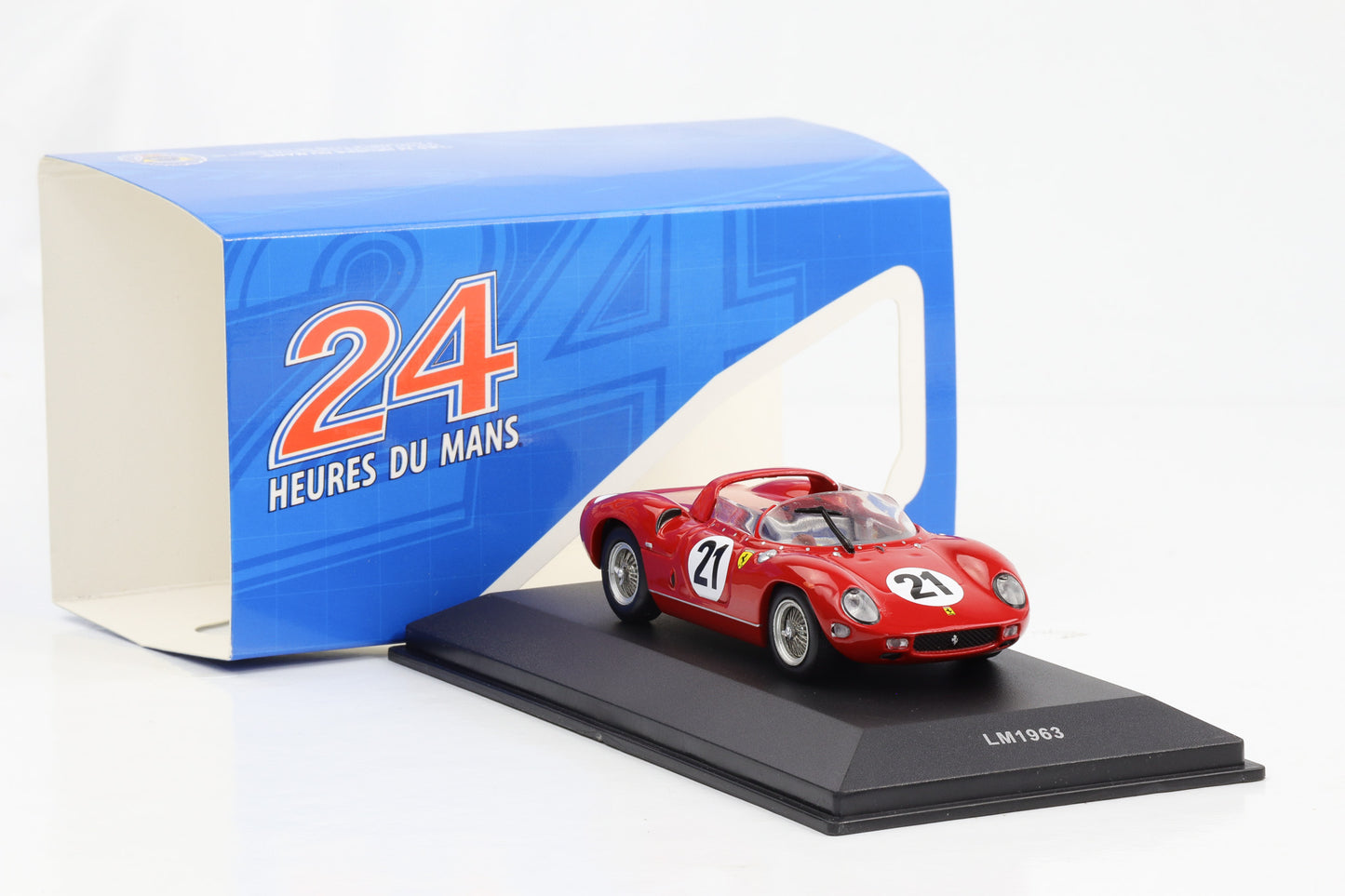 1:43 Ferrari 250P #21 Winner 24h Le Mans 1963 L. Scarfiotti, L. Bandini IXO