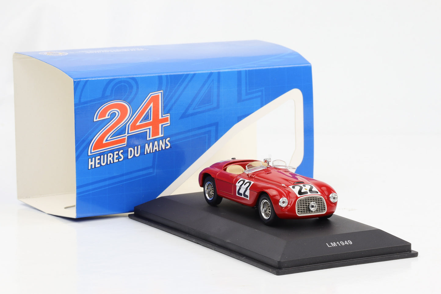 1:43 Ferrari 166MM #22 Sieger 24h Le Mans 1949 L. Chinetti, L. Seldson IXO