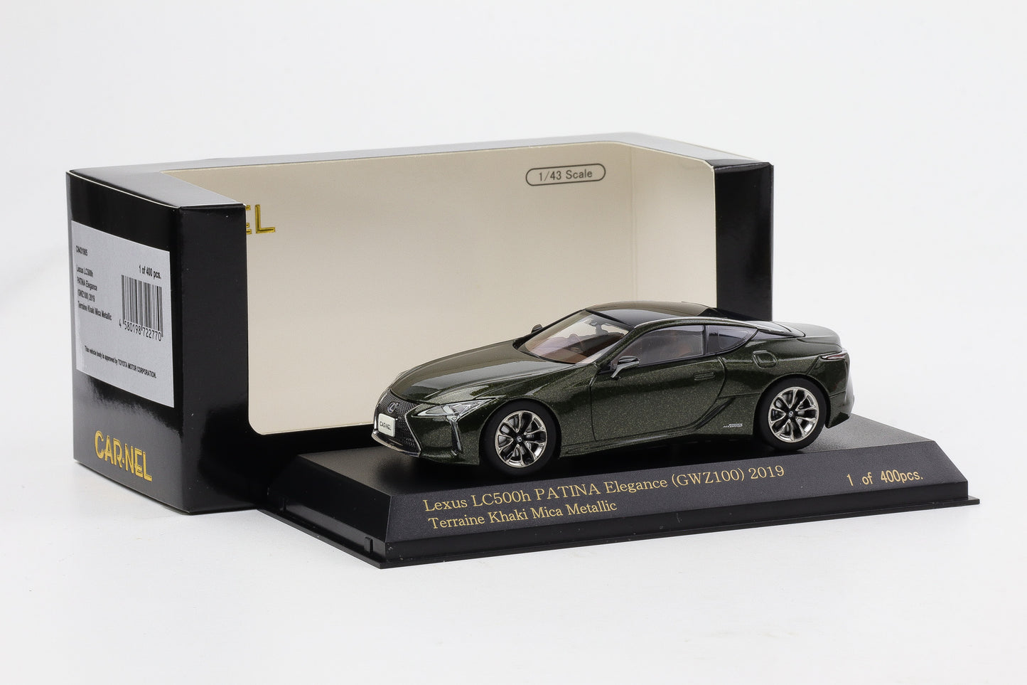1:43 Carnel by Kyosho Lexus LC500H GWZ100 2019 PATINA Elegance CN431905