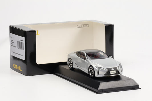 1:43 Carnel by Kyosho Lexus LC500 URZ100 2017 Sonic silber CN431705