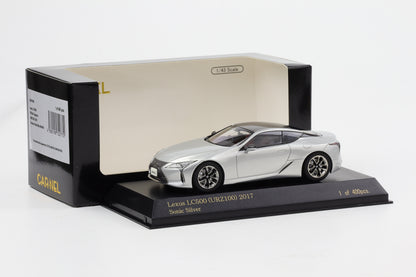 1:43 Carnel by Kyosho Lexus LC500 URZ100 2017 Sonic silber CN431705