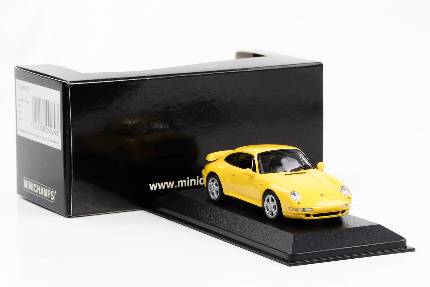 1:43 Porsche 911 993 Turbo 1995 Speedgelb Minichamps