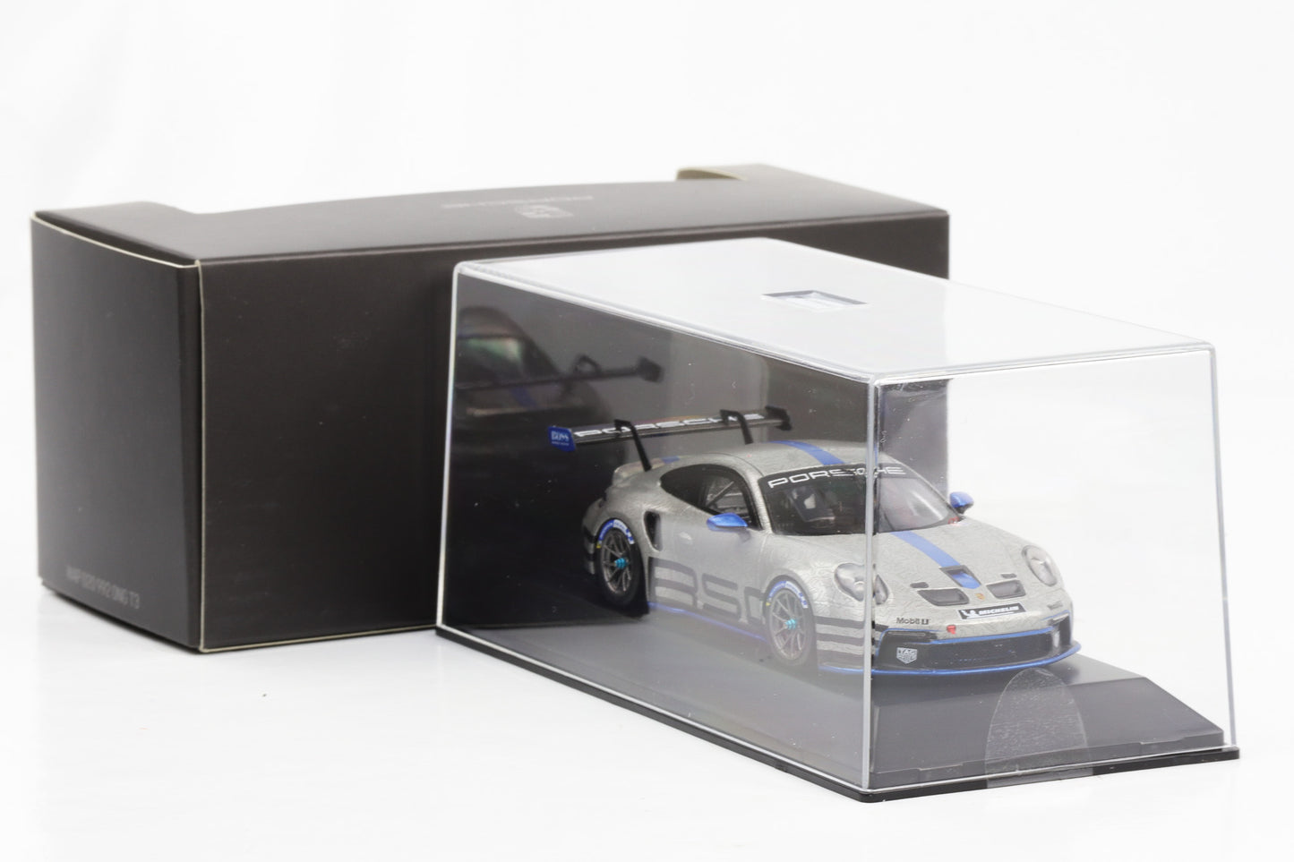 1:43 Porsche 911 992 GT3 Cup silver-blue Spark WAP 020 9920 NGT3