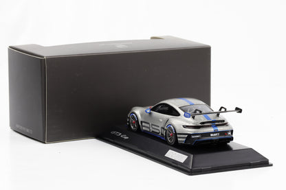 1:43 Porsche 911 992 GT3 Cup silber-blau Spark WAP 020 9920 NGT3