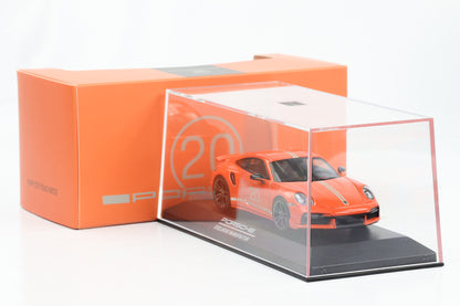 1:43 Porsche 911 992 Turbo S 20 Jahre China Gulf-orange Minichamps WAP 020 9060 N002