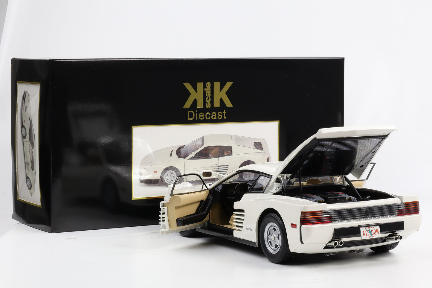 1:12 KK-Scale Ferrari Testarossa Monospeccio US 1984 weiss Moviecar Miami Vice