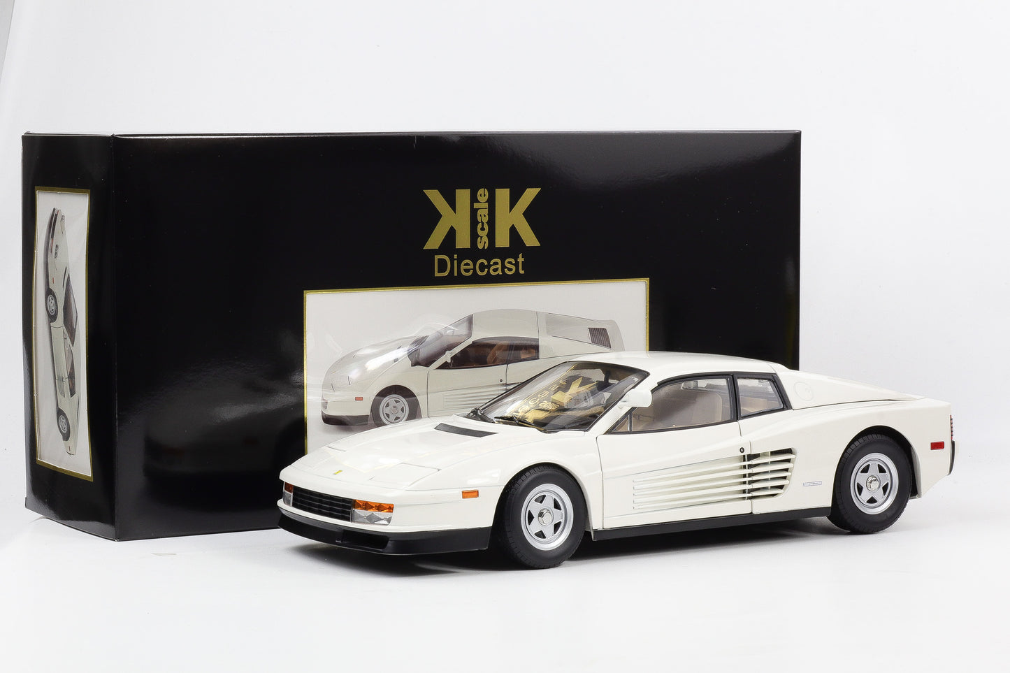 1:12 KK-Scale Ferrari Testarossa Monospeccio US 1984 weiss Moviecar Miami Vice