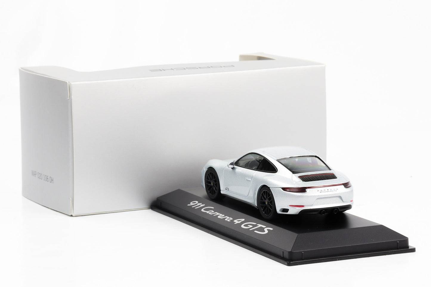 1:43 Porsche 911 991 Carrera 4 GTS Rhodiumsilber Herpa WAP 020 106 0H