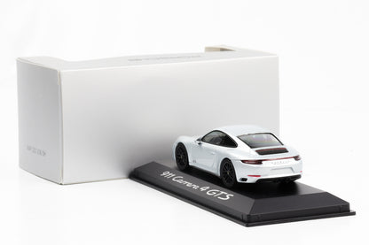 1:43 Porsche 911 991 Carrera 4 GTS rhodium silver Herpa WAP 020 106 0H