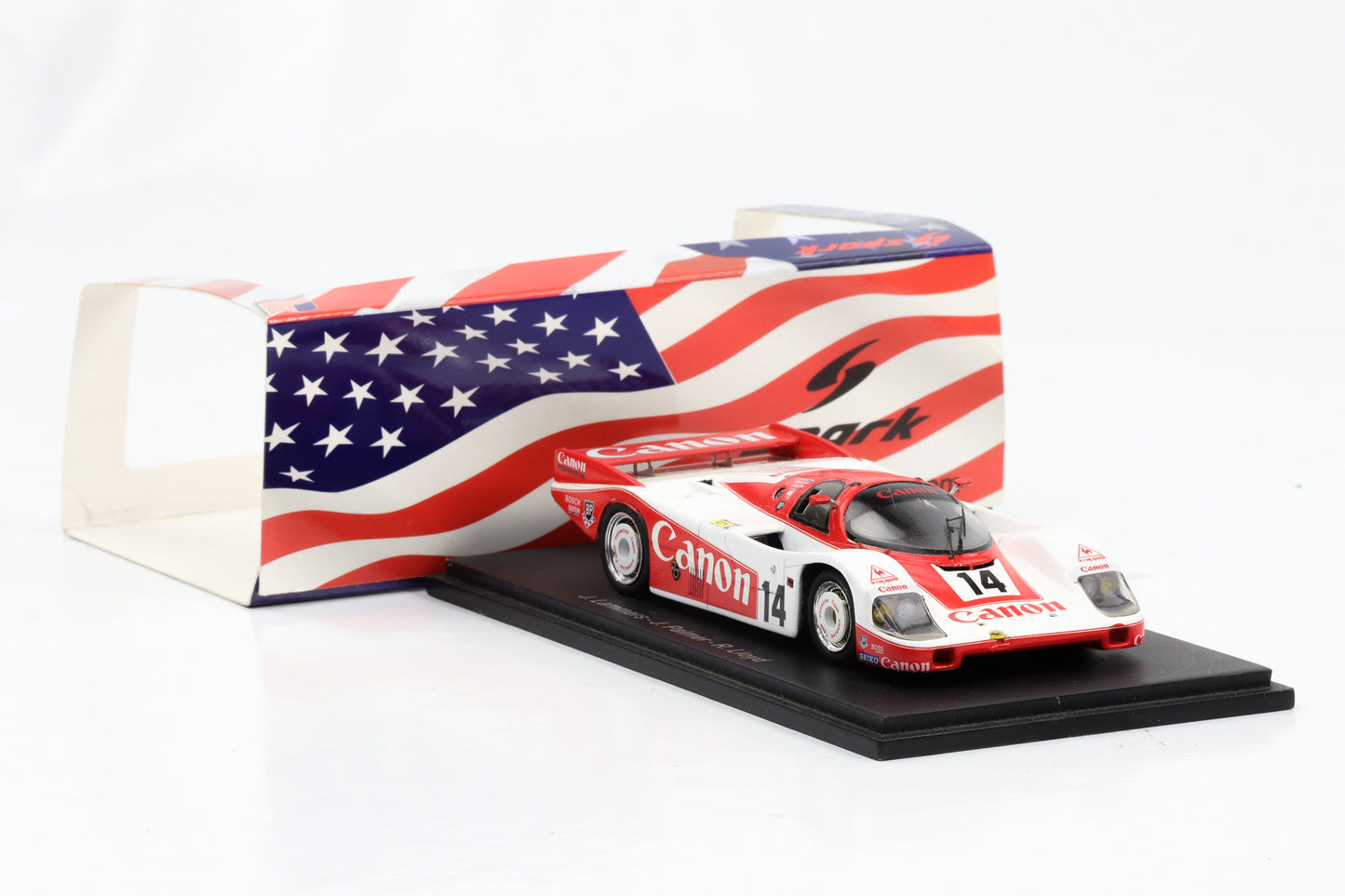 1:43 Porsche 956 Canon #14 8th Le Mans 1983 J. Lammers J. Palmer. R. Lloyd Spark