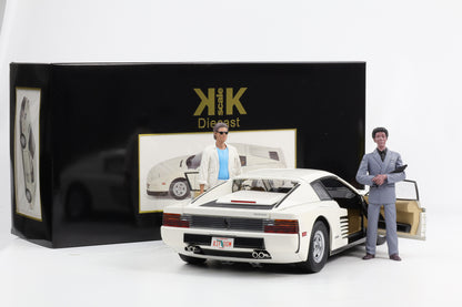 1:12 KK-Scale Ferrari Testarossa US 1984 mit Figur Sonny Tubbs Miami Vice Movie