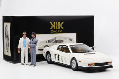 1:12 KK-Scale Ferrari Testarossa US 1984 mit Figur Sonny Tubbs Miami Vice Movie