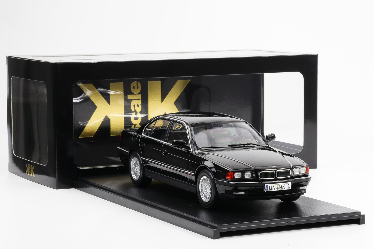1:18 kk Scale BMW 740i E38 Serie 1 1994 schwarz metallic Diecast KKDC180366