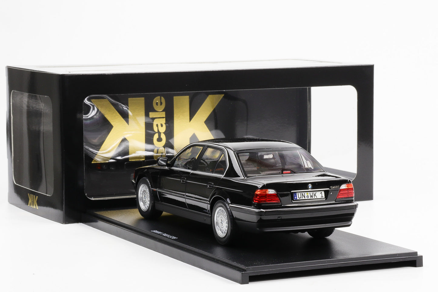 1:18 kk Scale BMW 740i E38 Serie 1 1994 schwarz metallic Diecast KKDC180366