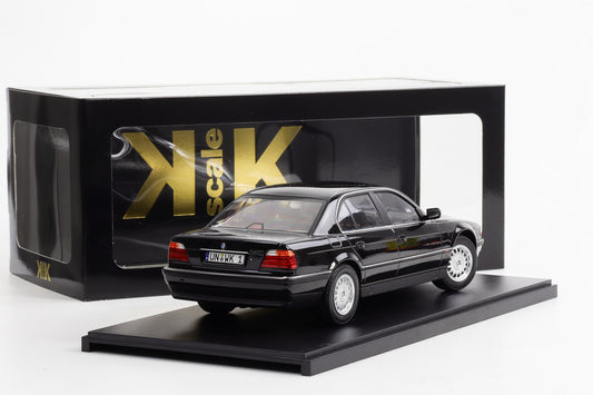 1:18 kk Scale BMW 740i E38 Serie 1 1994 schwarz metallic Diecast KKDC180366