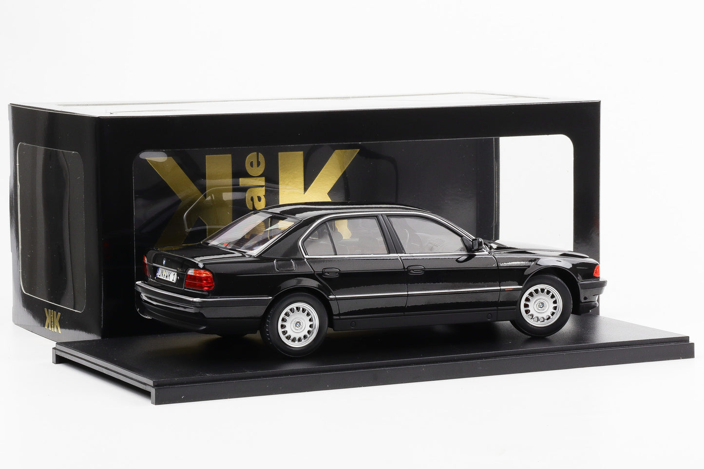 1:18 kk Scale BMW 740i E38 Serie 1 1994 schwarz metallic Diecast KKDC180366
