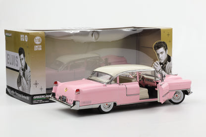 1:18 Greenlight Elvis 1955 Cadillac Fleetwood Series 60 rosa Moviecar 12950 diecast
