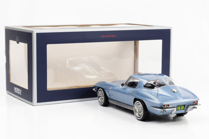 1:18 Chevrolet Corvette Sting Ray 1963 hellblau metallic Norev 189050