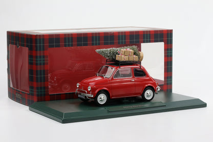 1:18 Norev Fiat 500 L 1968 red Christmas Edition Weihnachten diecast