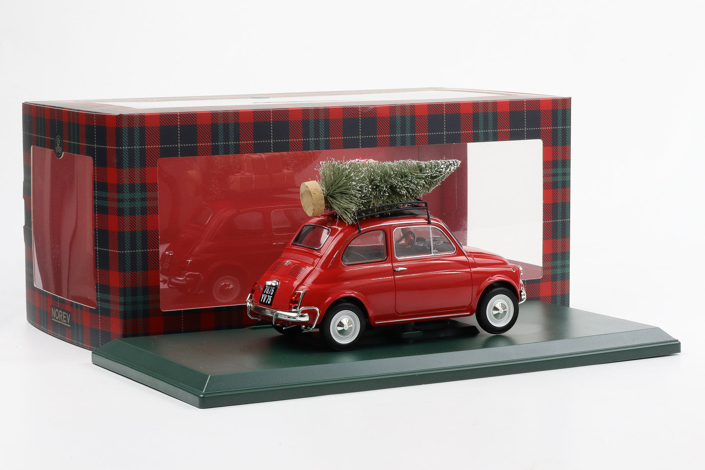 1:18 Norev Fiat 500 L 1968 red Christmas Edition Weihnachten diecast
