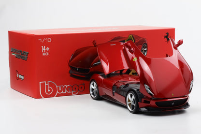 1:18 Bburago Signature Ferrari Monza SP1 2019 rot metallic 18-16909RM