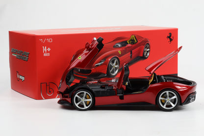 1:18 Bburago Signature Ferrari Monza SP1 2019 rot metallic 18-16909RM