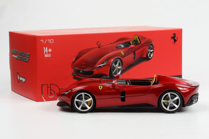 1:18 Bburago Signature Ferrari Monza SP1 2019 rot metallic 18-16909RM